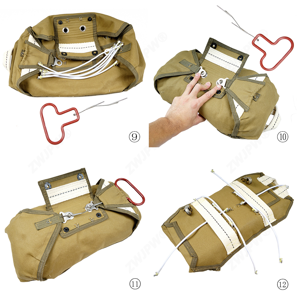 二战美军空降兵t-5降落伞背包系统无伞影视道具 诺曼底登陆101 82