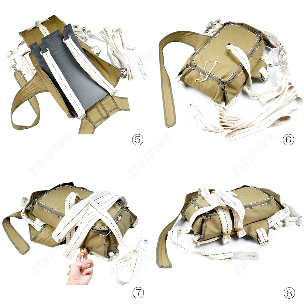 二战美军空降兵t-5降落伞背包系统无伞影视道具 诺曼底登陆101 82